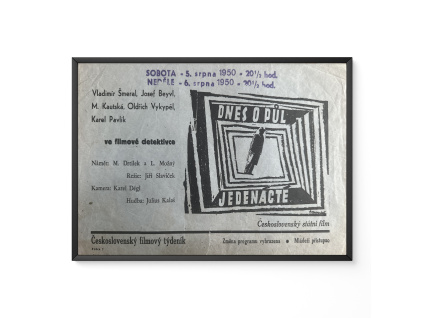 18914 dnes o pul jedenacte filmovy plakat fotoska slepka cca a4