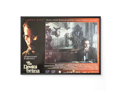 Devátá brána - Verze 1 - Filmový plakát / Fotoska / Slepka (cca A4)