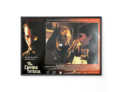 Devátá brána - Verze 2 - Filmový plakát / Fotoska / Slepka (cca A4)