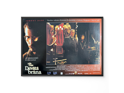 Devátá brána - Verze 4 - Filmový plakát / Fotoska / Slepka (cca A4)
