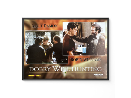 Dobrý Will Hunting - Verze 2 - Filmový plakát / Fotoska / Slepka (cca A4)