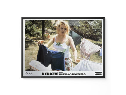 Dědictví aneb Kurvahošigutntág - Verze 4 - Filmový plakát / Fotoska / Slepka (cca A4)