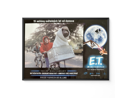 E.T. - Mimozemšťan - Verze 4 - Filmový plakát / Fotoska / Slepka (cca A4)
