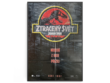 Ztracený svět - Jurassic park - Jurský park - Filmový plakát (A1)