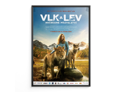 Vlk a lev - Nečekané přátelství - Filmový plakát (A3)