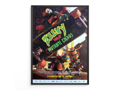 Želvy Ninja - Mutantí chaos - Filmový plakát (A3)
