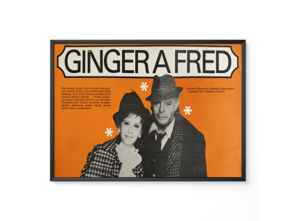 Ginger a Fred - Filmový plakát / Fotoska / Slepka (cca A4)