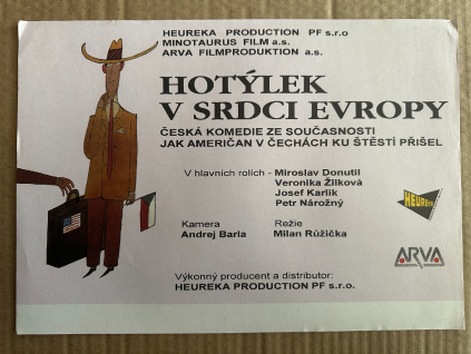 Hotýlek v srdci Evropy - Verze2 - Filmový plakát / Fotoska / Slepka (cca A4)