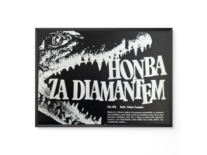 Honba za diamatnem - Filmový plakát / Fotoska / Slepka (cca A4)
