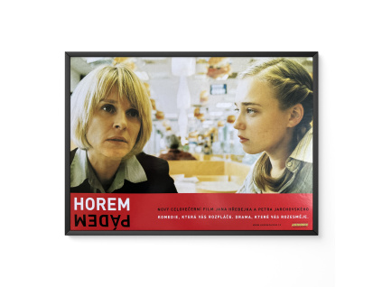 Horem pádem - Verze 1 - Filmový plakát / Fotoska / Slepka (cca A4)
