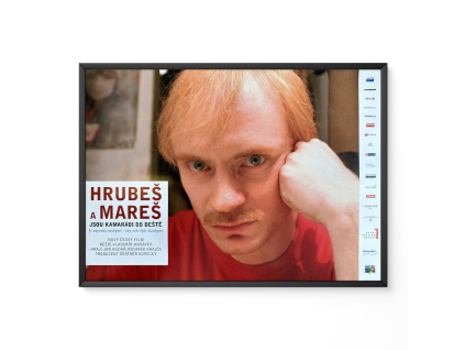 Hrubeš a Mareš - Filmový plakát / Fotoska / Slepka (cca A4)