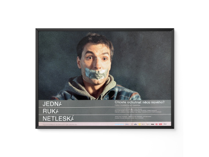 Jedna ruka netleská - Verze 8 - Filmový plakát / Fotoska / Slepka (cca A4)