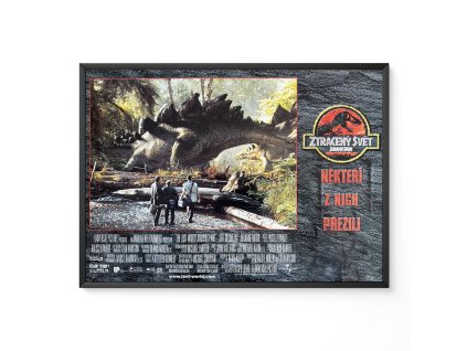 Ztracený svět: Jurský park - Verze 1 - Filmový plakát / Fotoska / Slepka (cca A4)