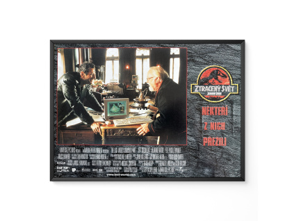 Ztracený svět: Jurský park - Verze 2 - Filmový plakát / Fotoska / Slepka (cca A4)