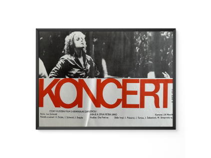 Koncert - Filmový plakát / Fotoska / Slepka (cca A4)
