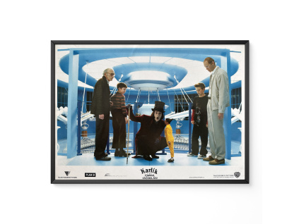 Karlík a továrna na čokoládu - Verze 4 - Filmový plakát / Fotoska / Slepka (cca A4)