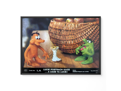 Lucie, postrach ulice, ... a zase ta Lucie! - Verze 1 - Filmový plakát / Fotoska / Slepka (cca A4)