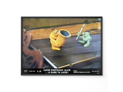 Lucie, postrach ulice, ... a zase ta Lucie! - Verze 2 - Filmový plakát / Fotoska / Slepka (cca A4)