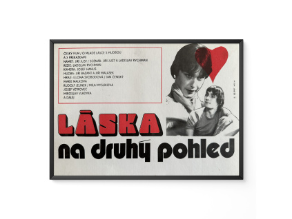 Láska na druhý pohled - Filmový plakát / Fotoska / Slepka (cca A4)
