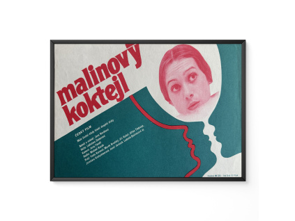 Malinový koktejl - Filmový plakát / Fotoska / Slepka (cca A4)