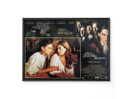 Muž se železnou maskou - Filmový plakát / Fotoska / Slepka (cca A4)
