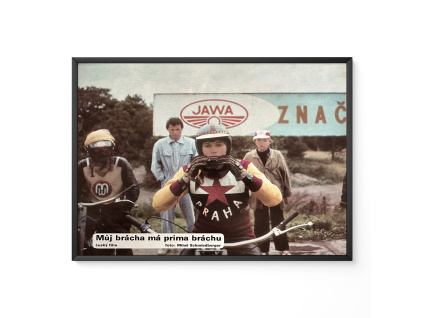 Můj brácha má prima bráchu - Verze 1 - Filmový plakát / Fotoska / Slepka (cca A4)