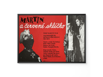 Martin a červené sklíčko - Filmový plakát / Fotoska / Slepka (cca A4)