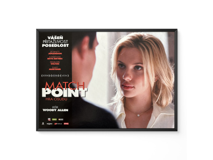 Match Point - Hra osudu - Verze 1 - Filmový plakát / Fotoska / Slepka (cca A4)