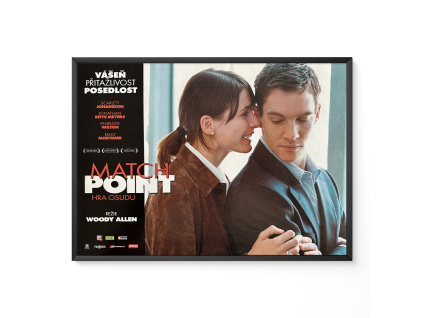 Match Point - Hra osudu - Verze 2 - Filmový plakát / Fotoska / Slepka (cca A4)