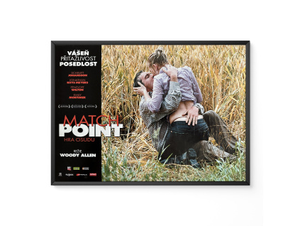 Match Point - Hra osudu - Verze 3 - Filmový plakát / Fotoska / Slepka (cca A4)