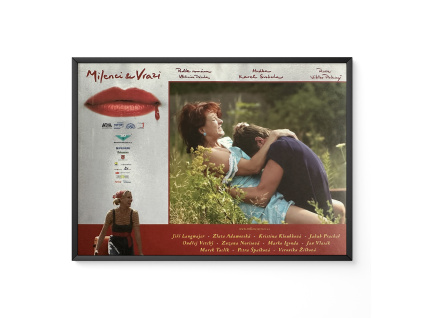 23021 milenci a vrazi verze 2 filmovy plakat fotoska slepka cca a4
