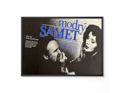 Modrý samet - Filmový plakát / Fotoska / Slepka (cca A4)