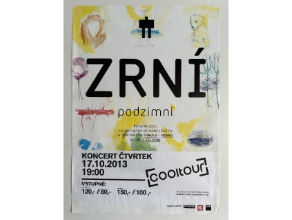Zrní - 2013 - Originální koncertní plakát (A2)