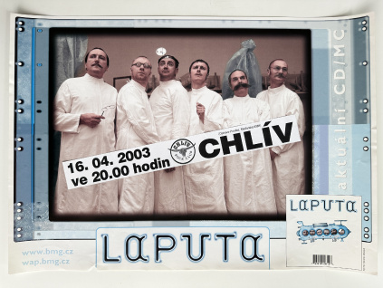 Laputa - Chlív 2003 - Originální koncertní plakát (A2)