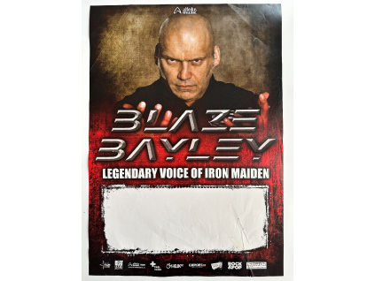 23366 blaze bayley iron maiden hudebni plakat a2