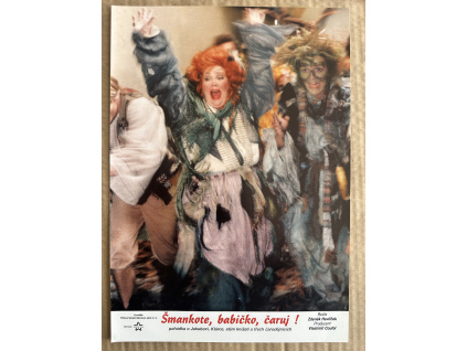 Šmankote, babičko, čaruj! . Verze 1 - Filmový plakát / Fotoska / Slepka (cca A4)
