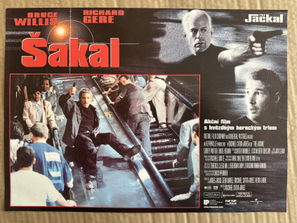 Šakal - Verze 1 - Filmový plakát / Fotoska / Slepka (cca A4)
