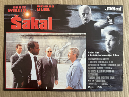 Šakal - Verze 3 - Filmový plakát / Fotoska / Slepka (cca A4)