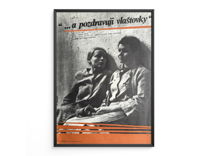 "... a pozdravuj vlaštovky" - Verze 2 - Filmový plakát (A3)