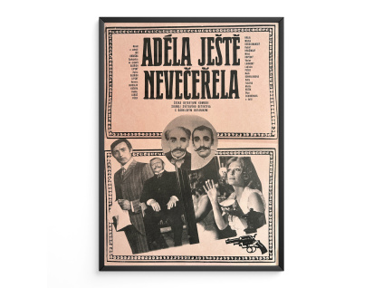Adéla ještě nevečeřela - Verze 1 - Filmový plakát (A3)
