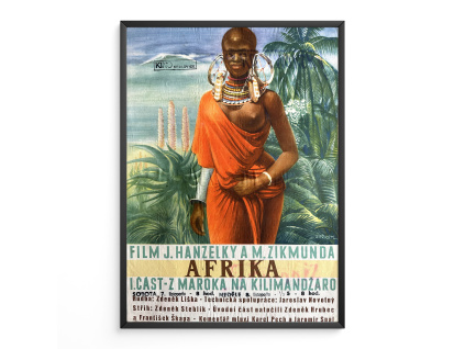 Afrika - Verze 2 - Filmový plakát (A3)