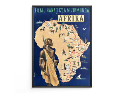 Afrika - Verze 3 - Filmový plakát (A3)