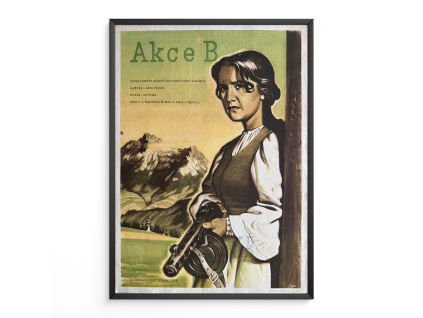 Akce B - Filmový plakát (A3)