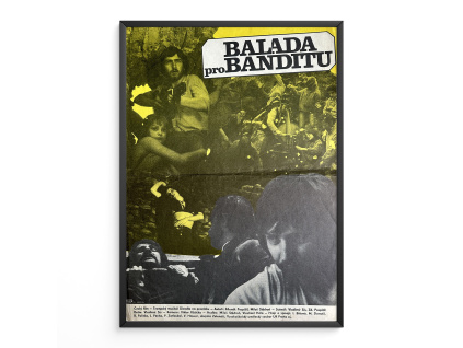 Balada pro banditu - Verze 2 - Filmový plakát (A3)