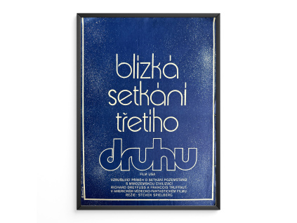 Blízká setkání třetího druhu - Filmový plakát (A3)