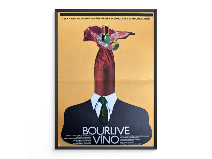 Bouřlivé víno - Verze 1 - Filmový plakát (A3)