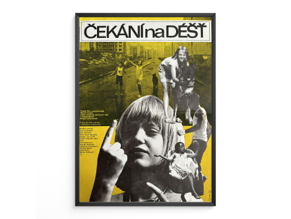 Čekání na déšť - Filmový plakát (A3)