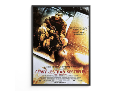 Černý jestřáb sestřelen - Filmový plakát (A3)