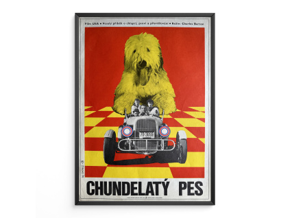 Chundelatý pes - Filmový plakát (A3)