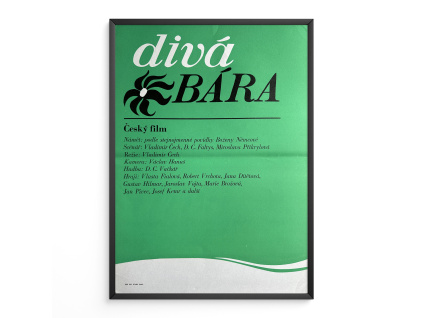 Divá Bára - Filmový plakát (A3)